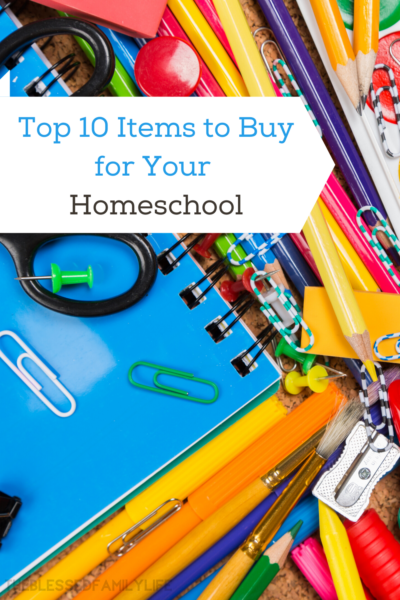 homeschool supplies